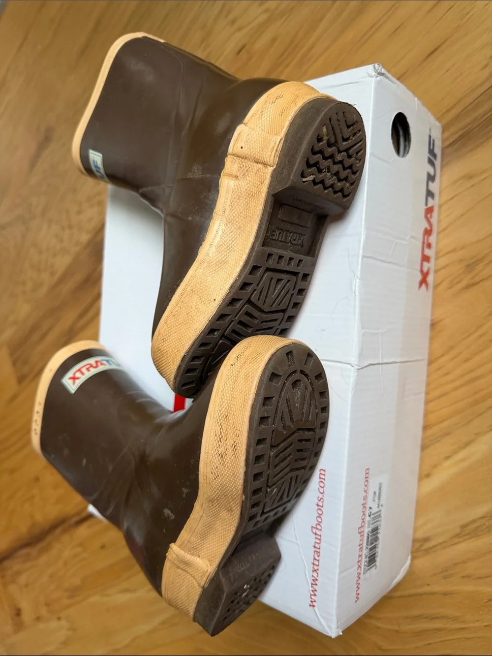 Kids XtraTuf insulated Waterproof Rain Boots size C7